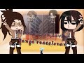 Mikasa,Eren,Levi y Hange reaccionan (0w0)