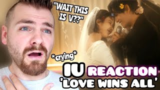First Time Hearing IU 'Love wins all' MV | feat. BTS V | REACTION