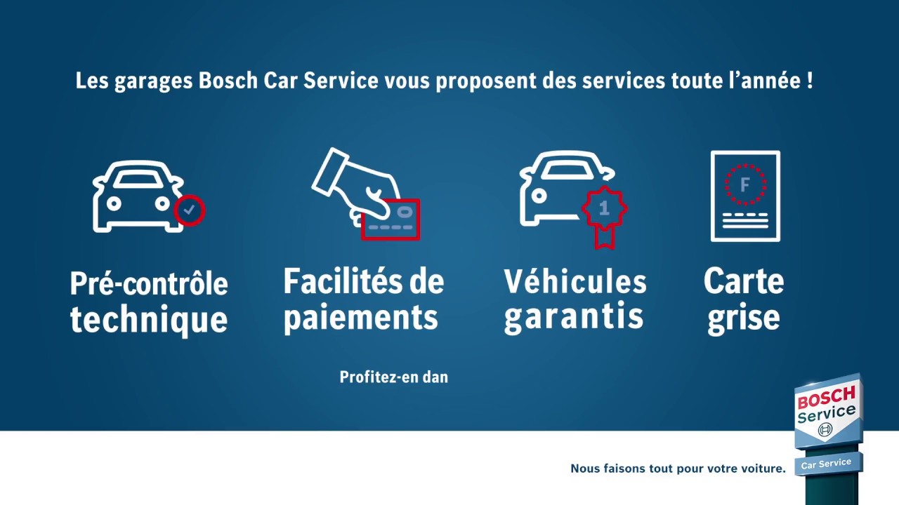 Bosch Car Service une large gamme de services YouTube