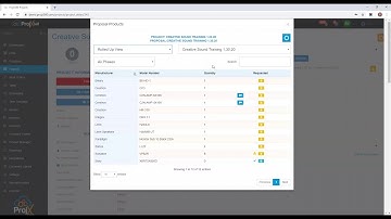 Project Rolled Up View