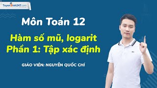 Tập xác định của hàm số mũ, lũy thừa, logarit cực đơn giản