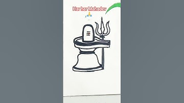 Drawing shivling 🙏🕉️ #mahadev #drawing #shivling #trending #viralvideo #shiv #shorts #sawanspecial
