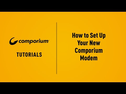 How to Set Up Your New Comporium Modem