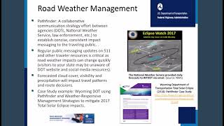 2024 Solar Eclipse: Planning early with NASA, Emergency Managers, and TSMO - FHWA Presentation