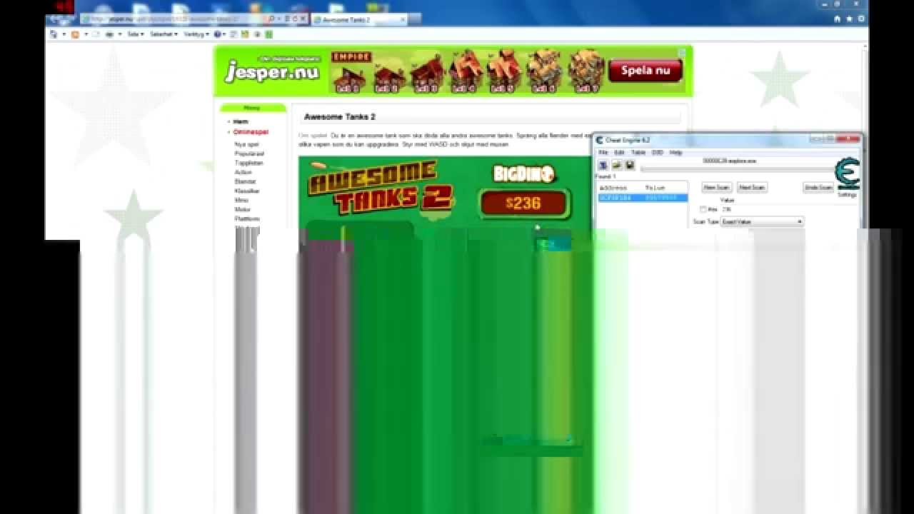 How to hack any online game (Awsome Tanks 2) YouTube