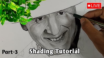 Realistic Shading Tutorial Ft. @akshaykumar | Akshay Kumar Realistic Pencil Sketch | Part-3