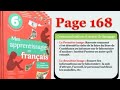 Mes Apprentissages En Francais 6 Page 168