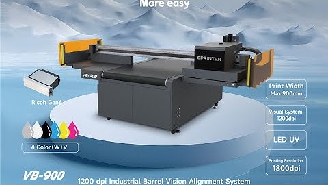 SPRINTER Visual Positioning Belt UV Printer VB-900