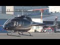 Helicopter Bell 505 Jet Ranger X JA505B Landing and Takeoff