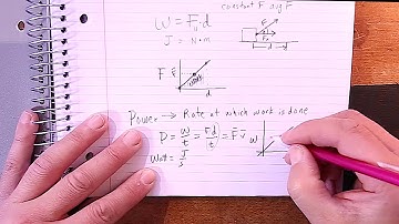 Ep 2.2 Part 1 Work, Energy, Power