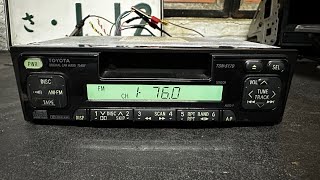 TOYOTA 08600-00720 Oem Single Din Stereo