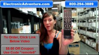 Sharp Remote Control Originally Shipped With: LC-60E78UNA, LC-60E79U, LC-60LE6300U, LC-60E78UN, LC-32SB23, LC-46LE700UN Original Sharp NQP0000000028 Coupon $5 Off AQUOS LCD HDTV REMOTE CONTROL ElectronicAdventure.com