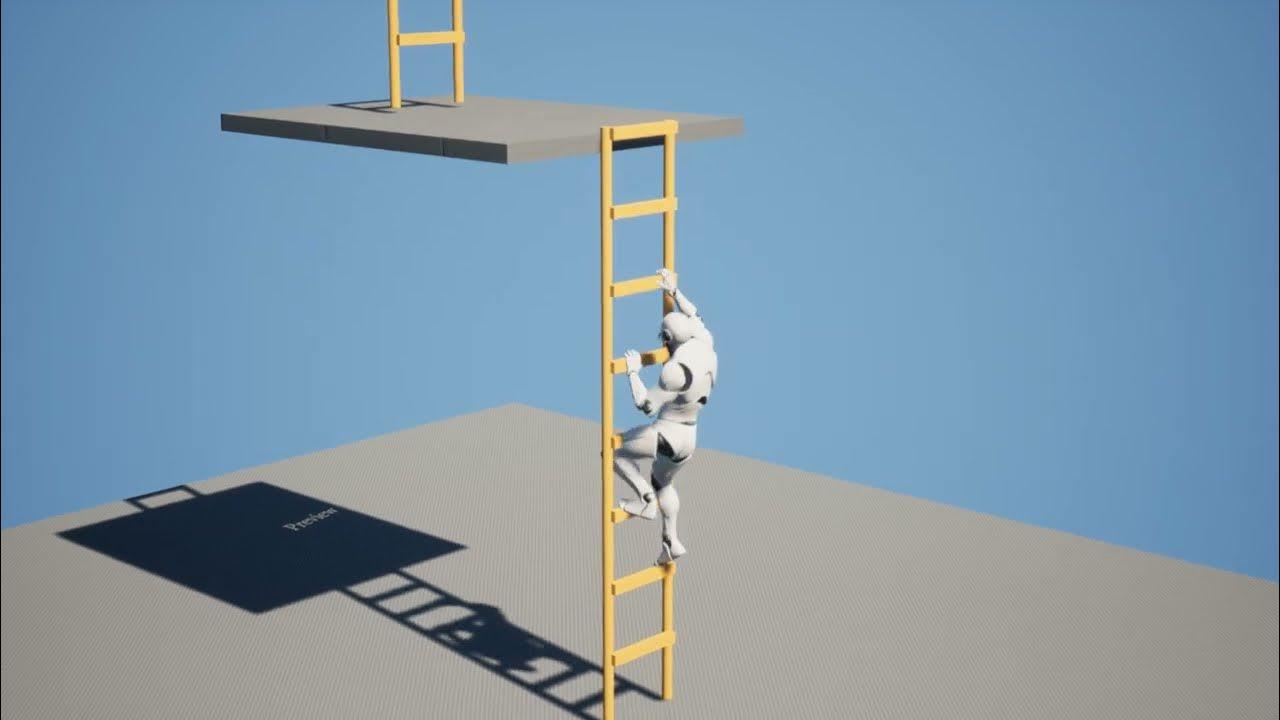 [Unreal Engine] LadderClimbing Animation Pack Demo Showcase YouTube