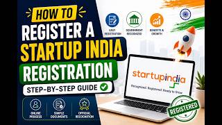 Startup India Registration Kaise Kare 2026 | Full Process + Benefits + Eligibility