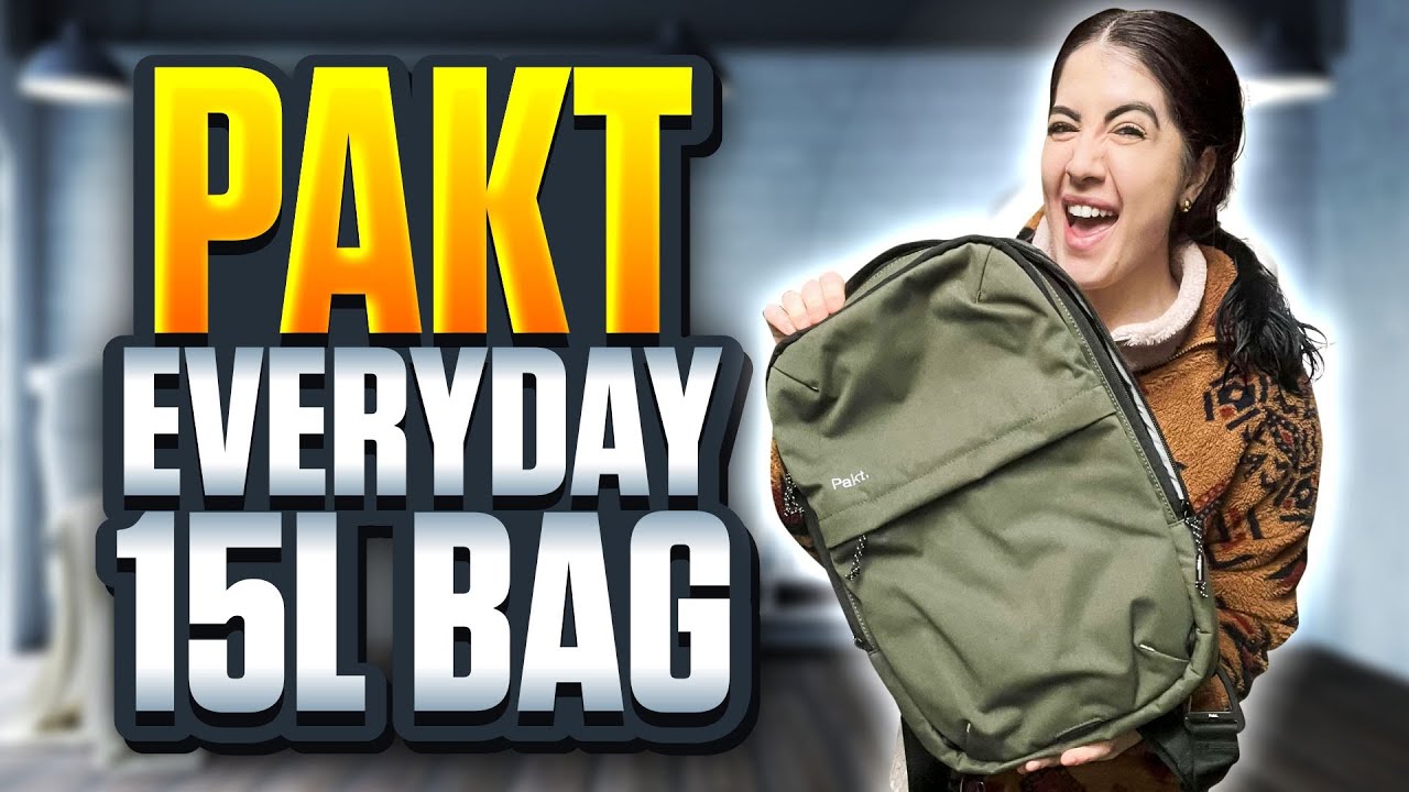 Pakt Everyday 15L Bag Review - YouTube