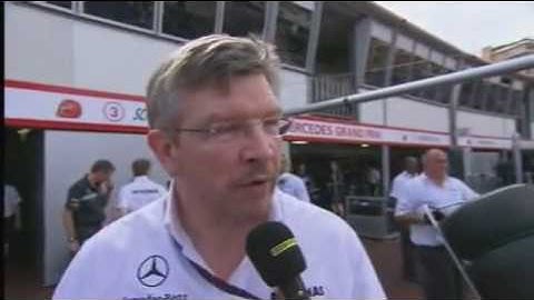 F1 2010 Monaco GP -- Ross Brawn explains Michael Schumacher