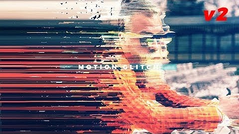 Fast Motion Glitch Slideshow (After Effects Template)
