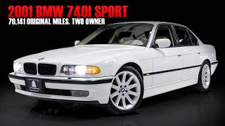 2001 BMW 740i Sport — Documented Two-Owner, 70,141-Mile E38 V8