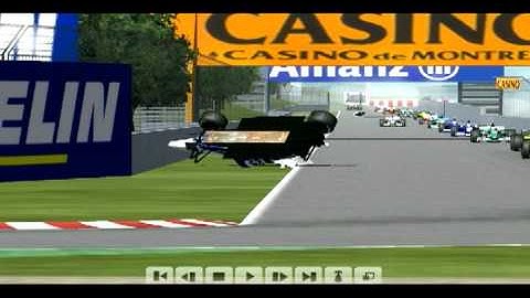 F1 Challenge crash