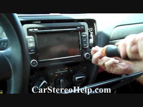 2014 vw jetta radio removal