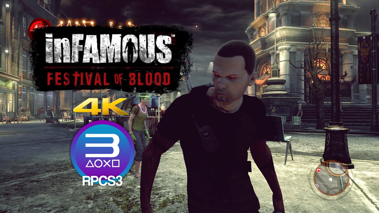 RPCS3 0.0.14 | inFamous Festival of Blood 4K UHD | PS3 Emulator ...