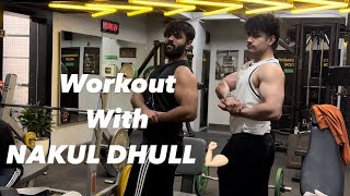 Training back & biceps ft. Nakul Dhull |