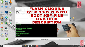 HOW TO FLASH Q mobile Q130 SC6531 CM2 WITH BOOT KEY BY U SERIES
