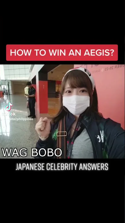 How to win an Aegis at TI for Pinoys according to Japanese celebrity