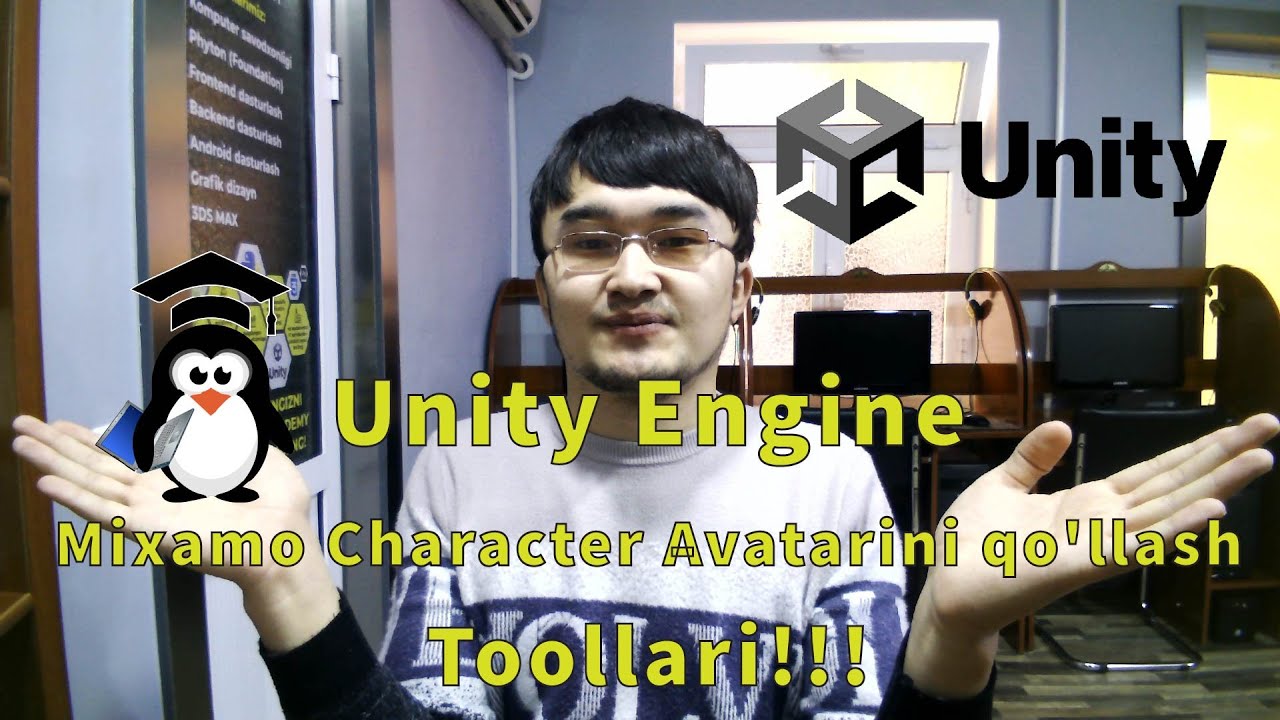 Mixamo Character Avatarini loyihada qo'llash va almashtirish