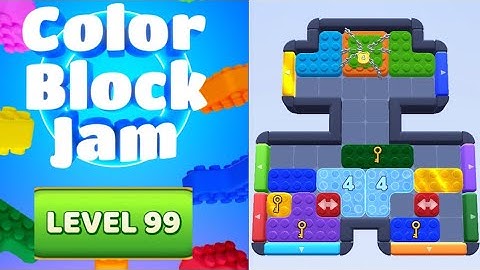 Color Block Jam Level 99 Solution Walkthrough