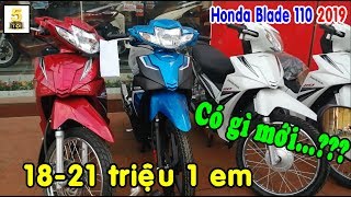 Chi tiết 3 phiên bản 9 màu của Honda Blade 2019