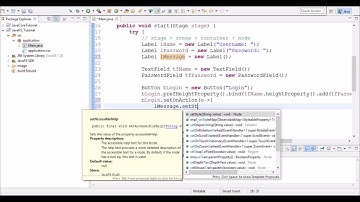 JavaFX Tutorial part11 Login Screen