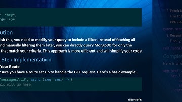How to Display a JSON GET Request Where id Equals fromId in Node.js and MongoDB