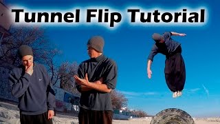 How to learn Tunnel Flip in one training (Tunnel Flip Tutorial)