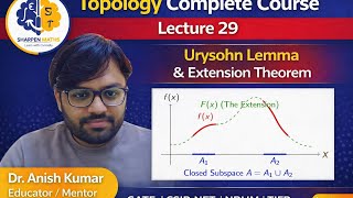Lecture-29| Topology complete course| Urysohn's Lemma &Tietze Extension