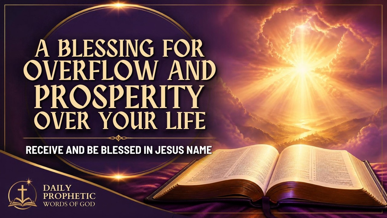 A BLESSING FOR OVER FLOW AND PROSPERITY OVER YOUR LIFE