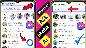 Meta ai কিভাবে বন্ধ করবো। Meta ai messenger remove / Messenger meta ai remove /Messenger meta ai off