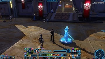 SWTOR 5.10.1 Revan Holostatue Weapon Rendering Bug