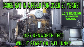 1987 KENWORTH T600 WILL IT START AFTER SITTING IN A FIELD FOR OVER 20 YEARS!