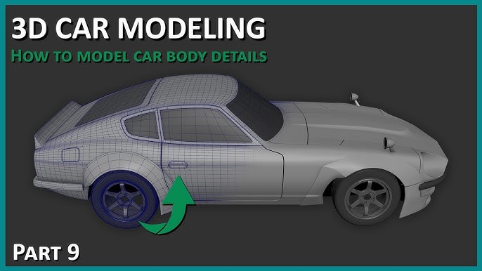 3D Car Modeling - How to Model Lights 