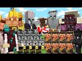 Piglin and illager tournament  minecraft mob battle