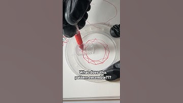 What does this pattern resemble??? Magic Ruler Small ruler, big wisdom #2024 #shorts #spirograph