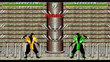 Secret fight vs Reptile, Sonya, Rayden, Cage Mortal Kombat 1 MK1