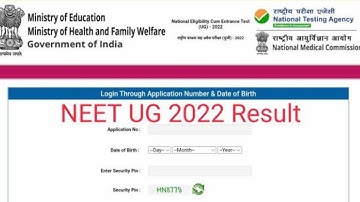 NEET UG 2022 RESULT / HOW TO CHECK NEET RESULT /NEET RESULT RELEASED #neet #livenews #2022 #news