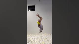 What’s more challenging– this skill or getting out of a foam pit? 😂