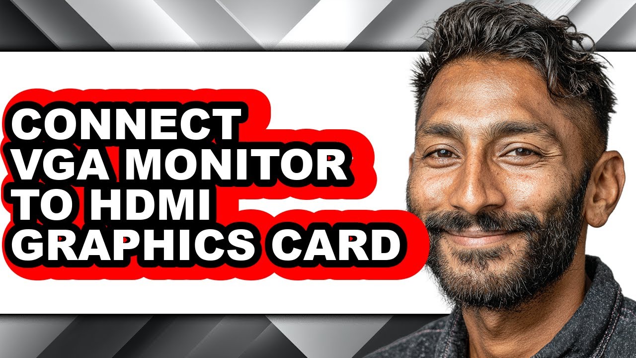 How to Connect Vga Monitor to Hdmi Graphics Card (easy Method) - YouTube