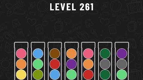 Ball Sort Puzzle Level 261 #ballsortpuzzle #ballsortpuzzlegameplay #puzzlegame #mobilegames
