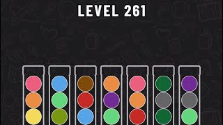 Ball Sort Puzzle Level 261 #ballsortpuzzle #ballsortpuzzlegameplay #puzzlegame #mobilegames