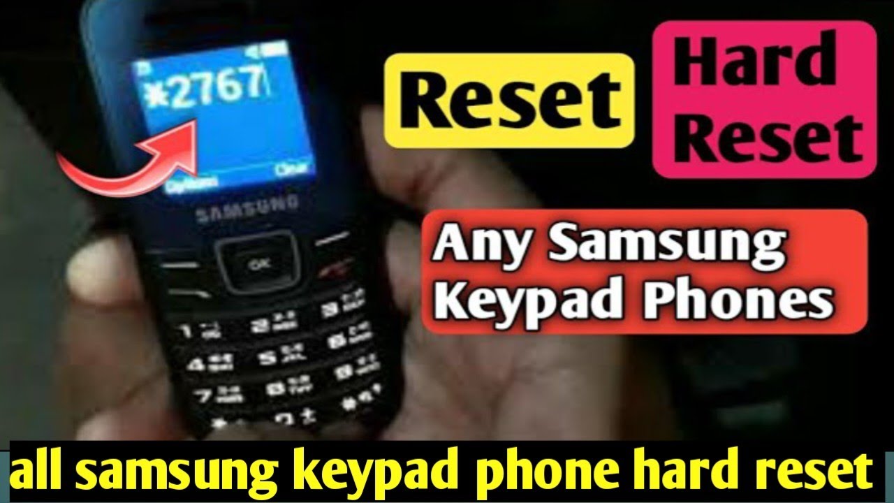 Samsung b310 hard reset kaise kare !! How to reset samsung keypad phone reset code 