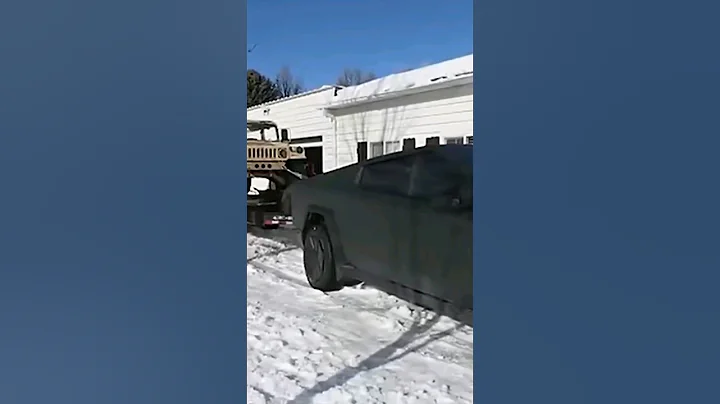 Tesla Cybertruck Conquers 103 Miles of Towing in Extreme Conditions! 1of3